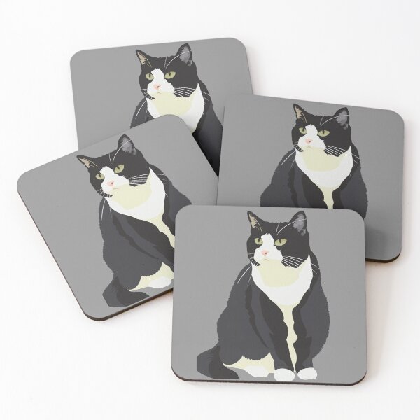 Item preview, Fat Tuxedo Cat,Black And White Cat designed and sold by xiao xuans.