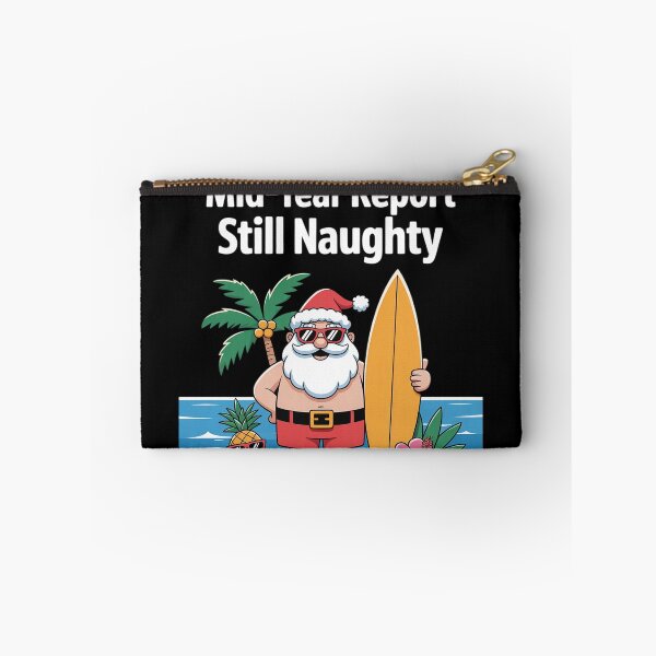Item preview, Santa Surfer Mid Year Report Still Naughty Christmas In July  designed and sold by KotexTemu.