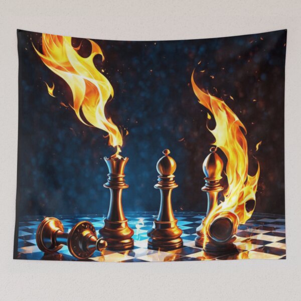 Item preview, Fire Chess Design designed and sold by Planetporridge.