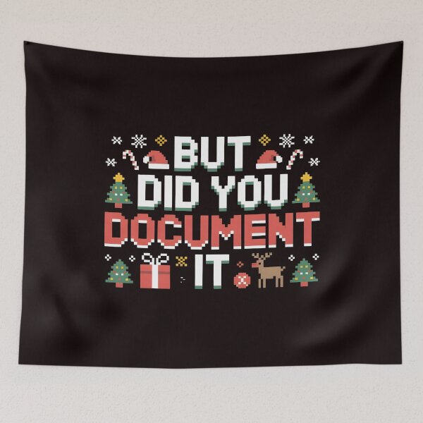 Item preview, Work Christmas Party Sweater – But Did You Document It designed and sold by Redgiant87x.