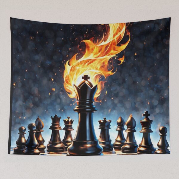 Item preview, Fire Chess Art designed and sold by Planetporridge.