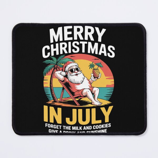 Item preview, Merry Christmas In July Santa Beach Cocktail Summer Xmas designed and sold by InspiredFoul.