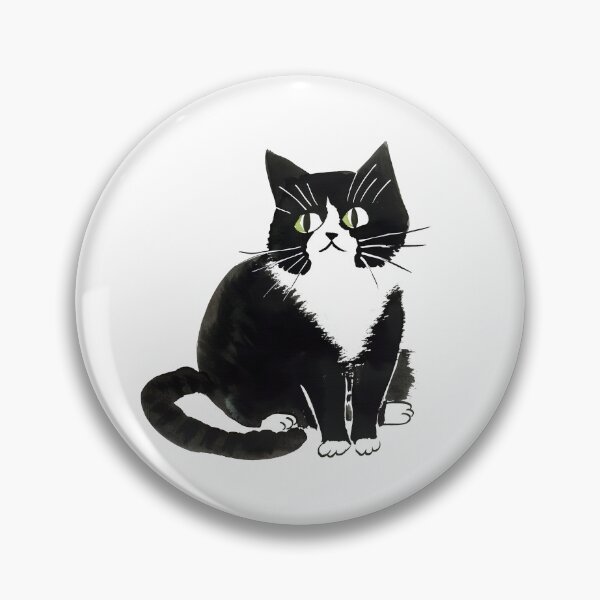 Item preview, Adorable Tuxedo Cat,Black And White Cat designed and sold by xiao xuans.