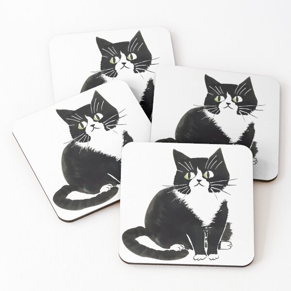 Item preview, Adorable Tuxedo Cat,Black And White Cat designed and sold by xiao xuans.