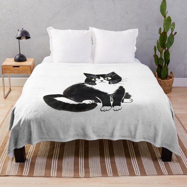 Item preview, Adorable Tuxedo Cat,Black And White Cat designed and sold by xiao xuans.