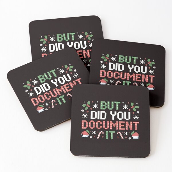 Item preview, Ugly Sweater Christmas Joke – But Did You Document It designed and sold by Redgiant87x.