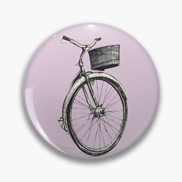 Item preview, Vintage Hobby Cycling – Retro Wheel, Handlebars & Basket designed and sold by The Mystic Richard.
