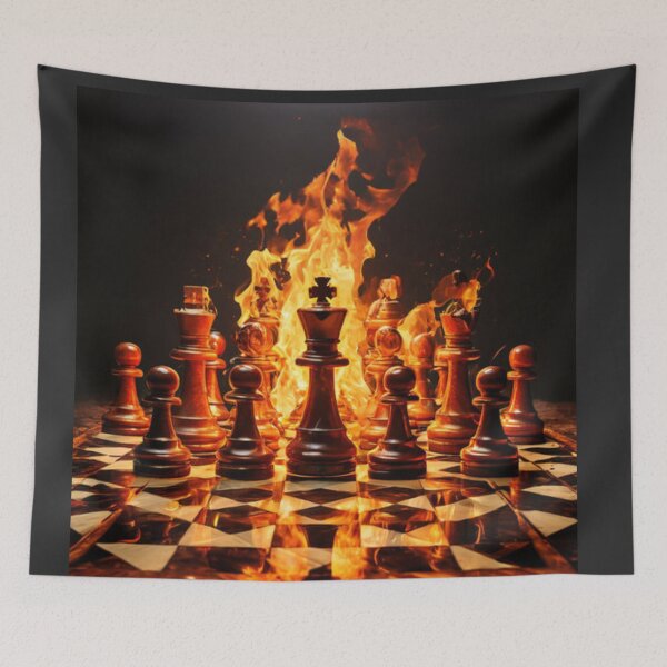 Item preview, Flaming Chess designed and sold by Planetporridge.