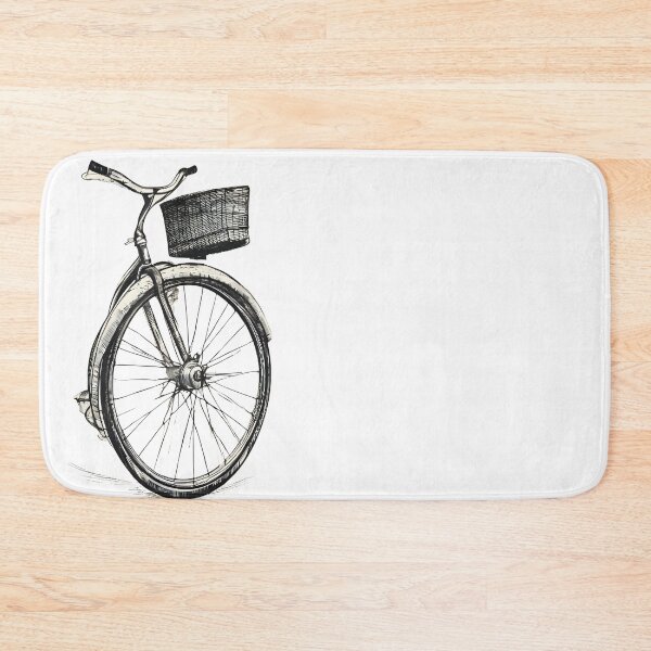 Item preview, Vintage Hobby Cycling – Retro Wheel, Handlebars & Basket designed and sold by The Mystic Richard.