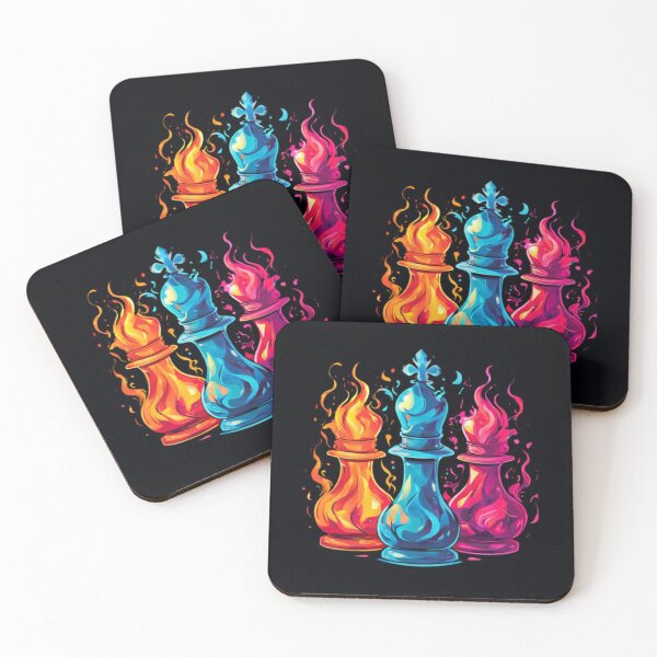 Item preview, Cool Fire Chess designed and sold by Planetporridge.