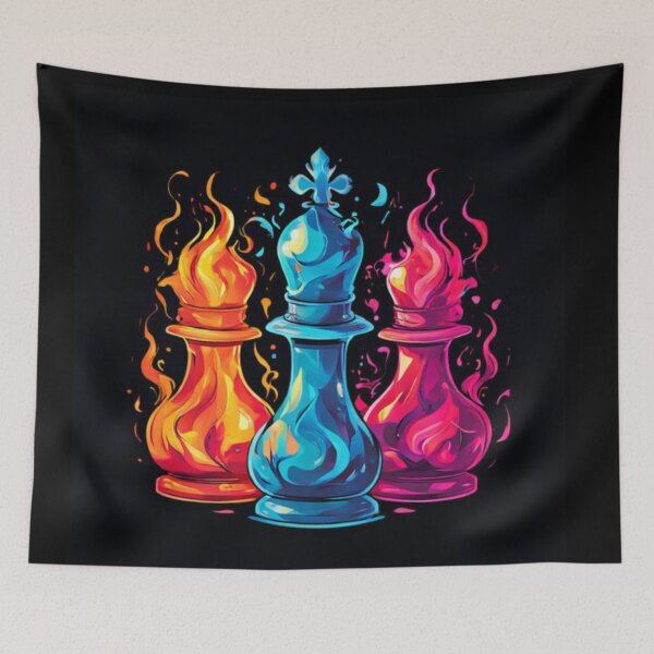 Item preview, Cool Fire Chess designed and sold by Planetporridge.
