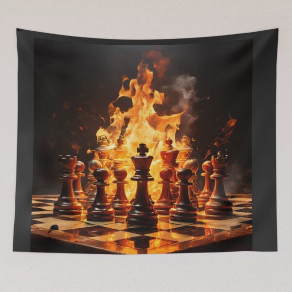 Item preview, Chess on Fire designed and sold by Planetporridge.