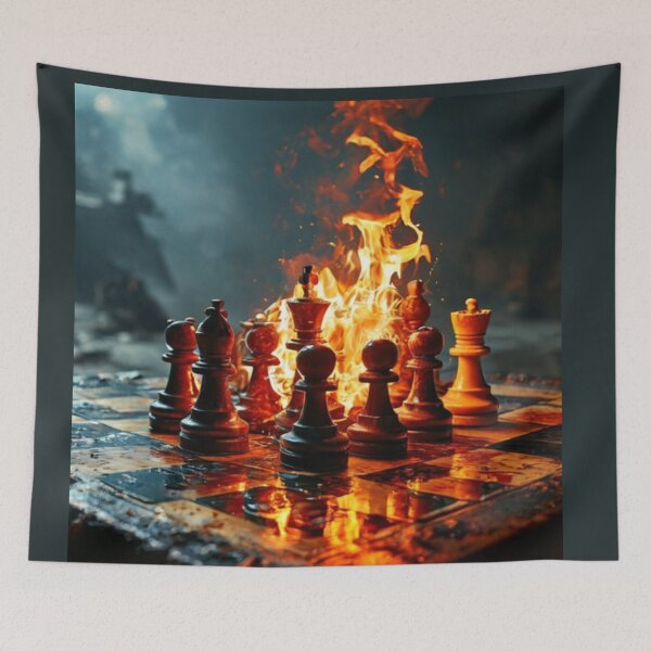 Item preview, Fire Chess Art designed and sold by Planetporridge.