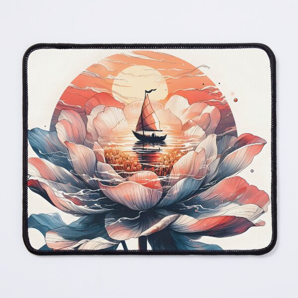 Item preview, Flower Boat, Ai Generated Art designed and sold by ACC .