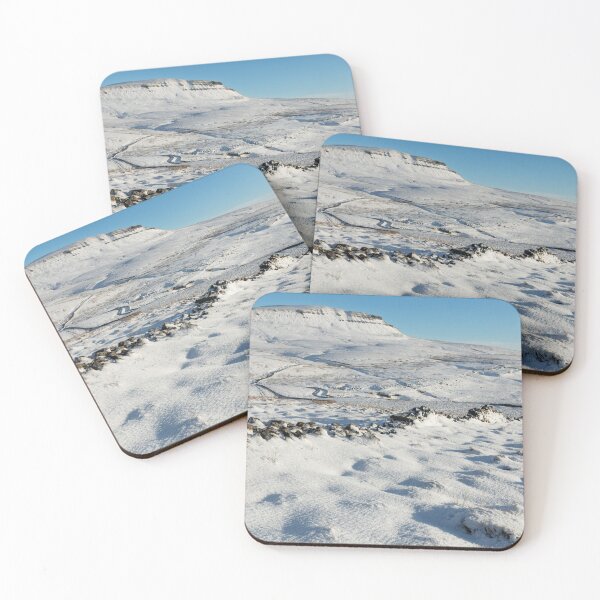 Item preview, Pen-y-ghent in Winter – Yorkshire Dales Blue Sky View designed and sold by Two-Tickets-To.