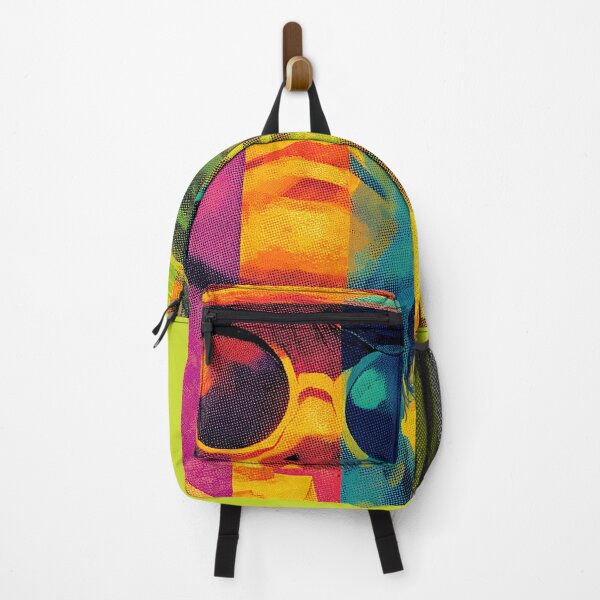 Item preview, Vibrant Halftone Pop Art Portrait | Retro Tri-Color Split Tone Aesthetic designed and sold by MetroEnvision.
