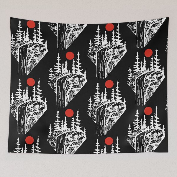 Item preview, The white waterfall and the red sun designed and sold by Lagueny.