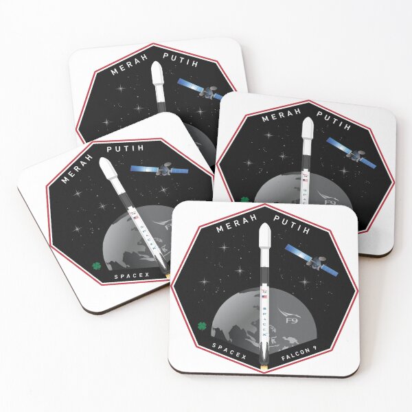 Item preview, Merah Putih Satellite Mission Patch designed and sold by CharlieDesings.