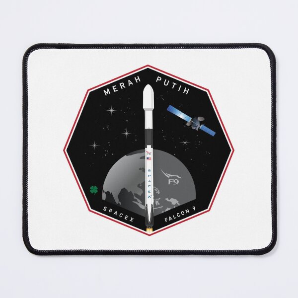 Item preview, Merah Putih Satellite Mission Patch designed and sold by CharlieDesings.