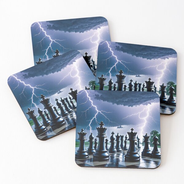 Item preview, Thunderstorm Chess Art designed and sold by Planetporridge.