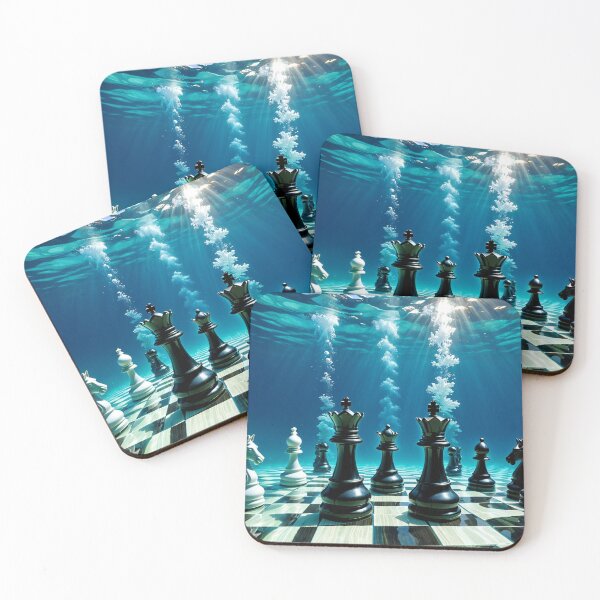 Item preview, Underwater Chess Art designed and sold by Planetporridge.
