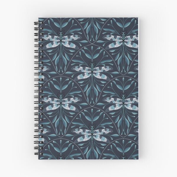 Item preview, Dragonfly on leaf, dark blue designed and sold by Karima Deiss.