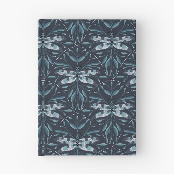 Item preview, Dragonfly on leaf, dark blue designed and sold by Karima Deiss.