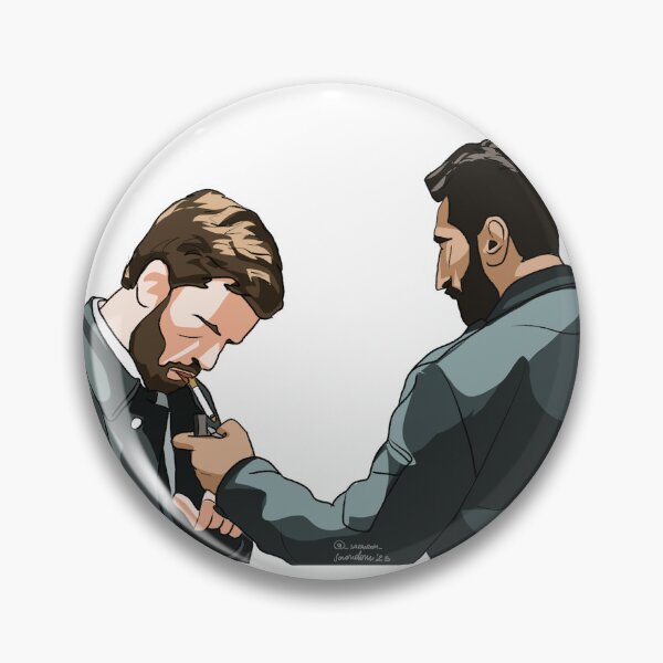 Item preview, Carl and Assad cigarette scene from movies Dept Q lovers designed and sold by Sara93.