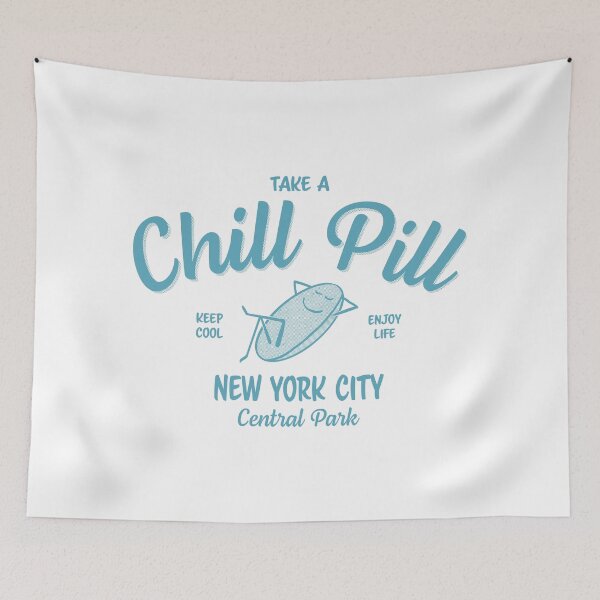 Item preview, Take a Chill Pill New York designed and sold by LostTravelersLab.