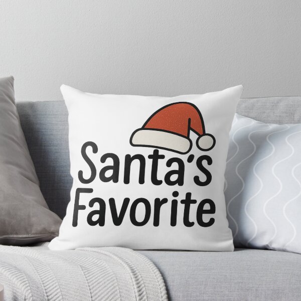 Item preview, Santa’s Favorite – Cute Christmas Text Design with Santa Hat designed and sold by MIArt Studio.