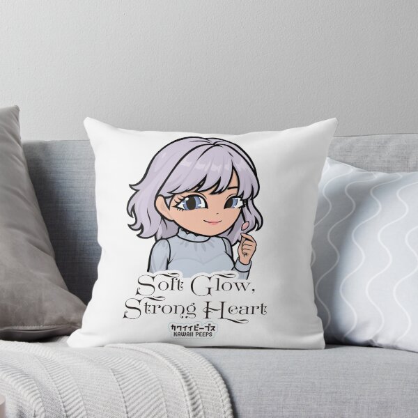 Item preview, Pastel Power Crew Soft Girl Aesthetic Design – Soft Glow Strong Heart Kawaii Design designed and sold by P-L-Sardines.