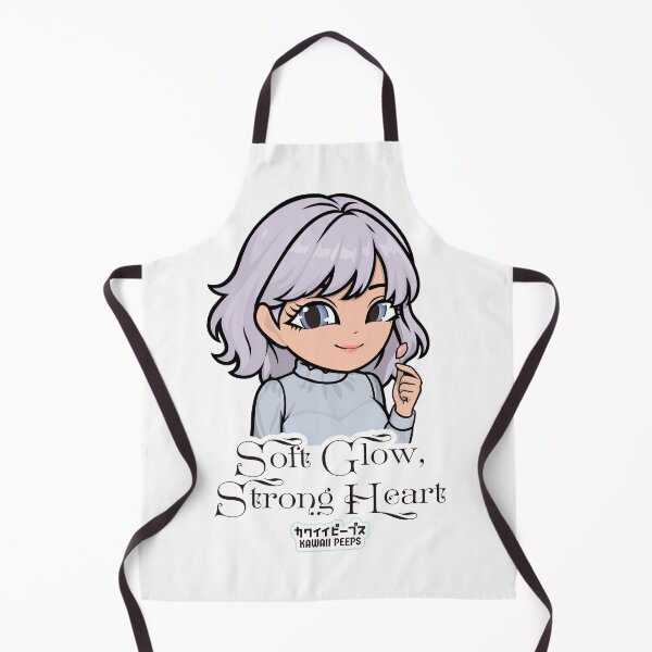 Item preview, Pastel Power Crew Soft Girl Aesthetic Design – Soft Glow Strong Heart Kawaii Design designed and sold by P-L-Sardines.