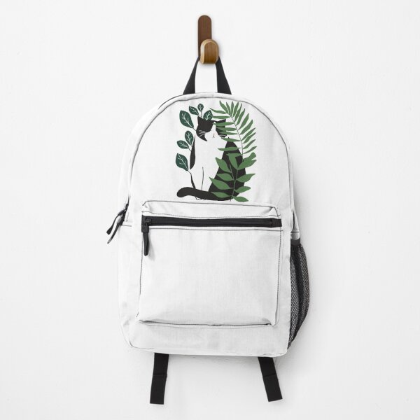Item preview, Tuxedo Cat And Plants designed and sold by xiao xuans.