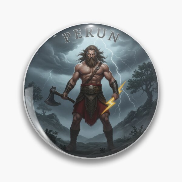 Item preview, PERUN - Slavic Pagan God  designed and sold by ArttiemStudio.