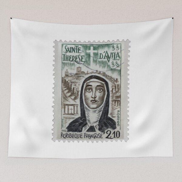 Item preview, Sainte Therese French Vintage Postage Stamp designed and sold by red-amber65.