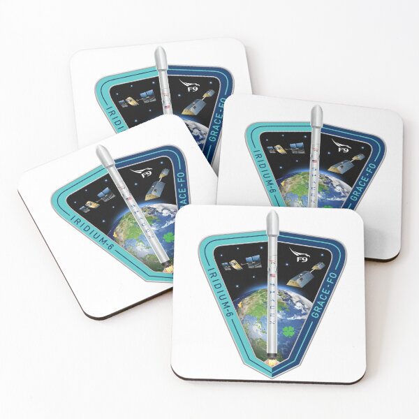 Item preview, Iridium NEXT-6 / GRACE-FO Mission Patch designed and sold by CharlieDesings.