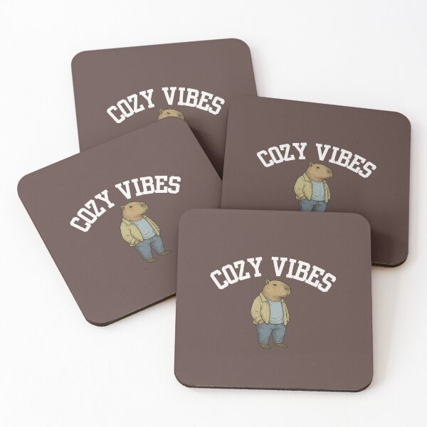 Item preview, Capybara with Cozy Vibes designed and sold by Aesthetic Atlas.