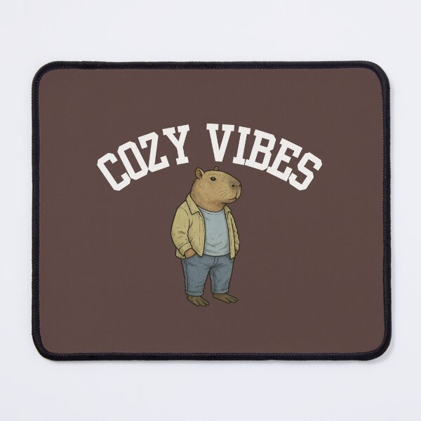 Item preview, Capybara with Cozy Vibes designed and sold by Aesthetic Atlas.
