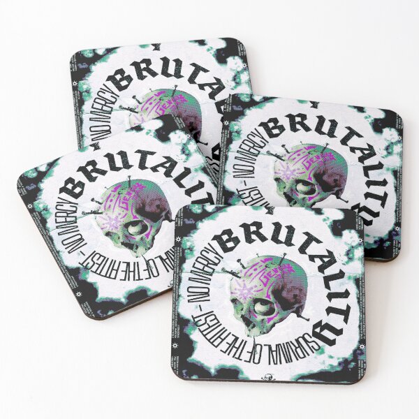Item preview, Brutality Skull - Survival of the Fittest Dark Grunge designed and sold by Geniuzjam.