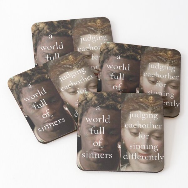 Item preview, a world full of sinners judging eachother for sinning differently designed and sold by TooRareForThis.