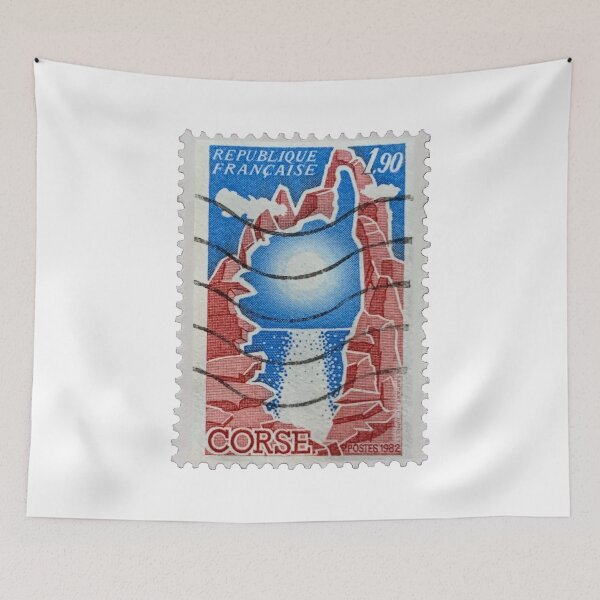 Item preview, Vintage Corse French Postage Stamp designed and sold by red-amber65.