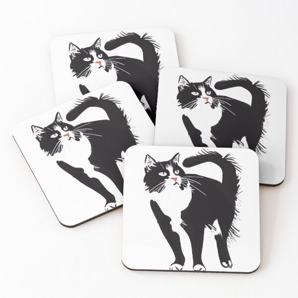 Item preview, Tuxedo Cat,Black And White Cat designed and sold by xiao xuans.
