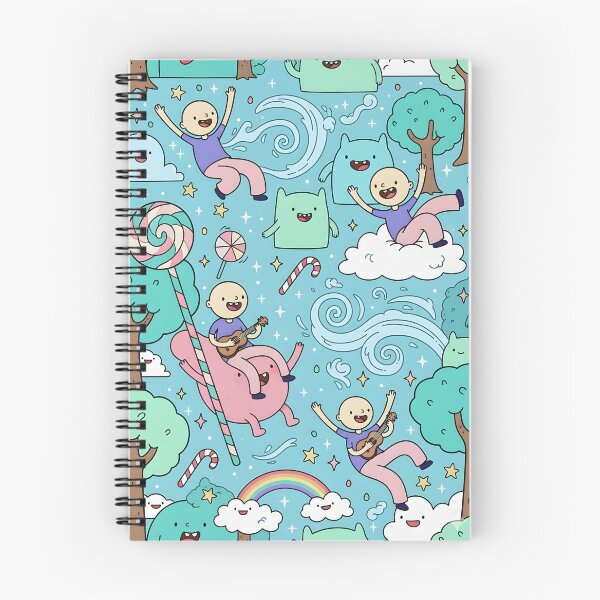 Item preview, Whimsical Fantasy Cartoon Pattern – Cute Characters, Candy, Clouds & Music Design designed and sold by Gbboii.