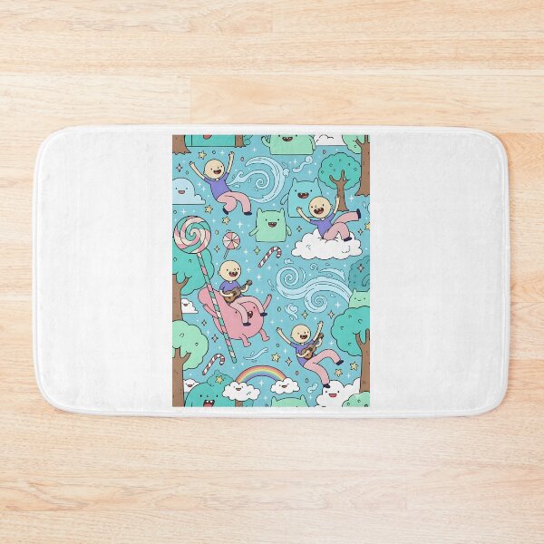 Item preview, Whimsical Fantasy Cartoon Pattern – Cute Characters, Candy, Clouds & Music Design designed and sold by Gbboii.