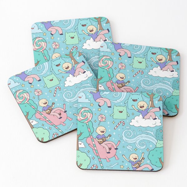 Item preview, Whimsical Fantasy Cartoon Pattern – Cute Characters, Candy, Clouds & Music Design designed and sold by Gbboii.