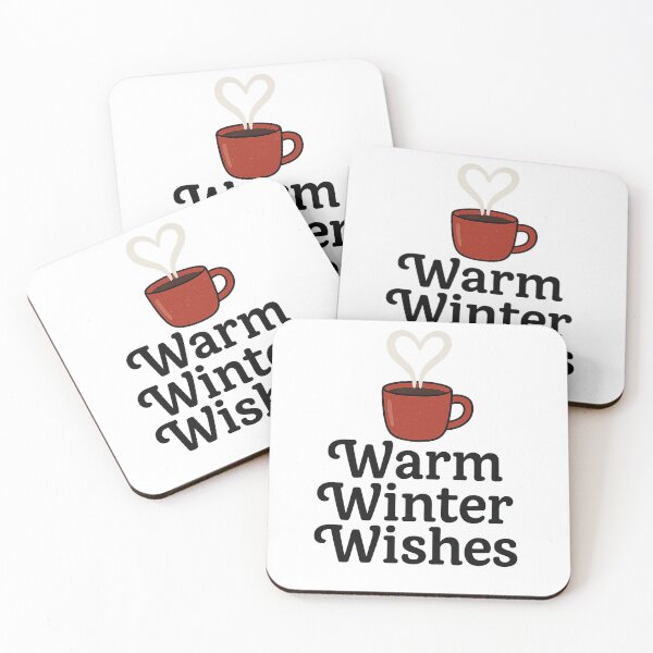 Item preview, Warm Winter Wishes – Cozy Winter Mug Typography Design designed and sold by MIArt Studio.