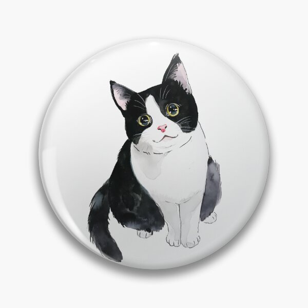 Item preview, Adorable Tuxedo Cat,Black And White Cat designed and sold by xiao xuans.