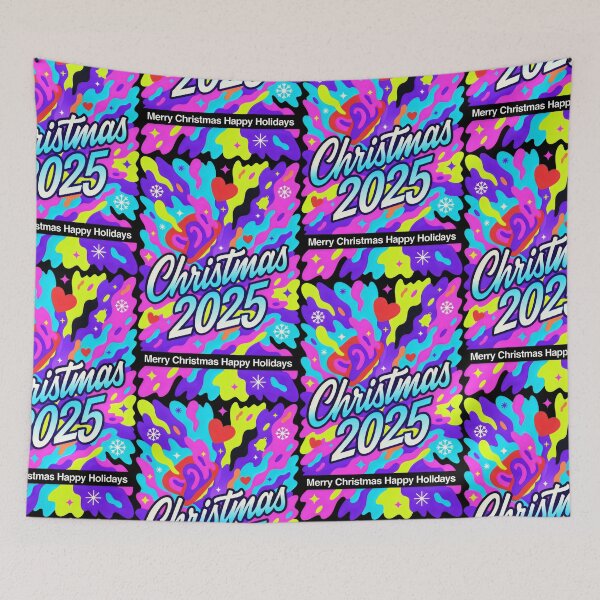 Item preview, Christmas 2025 Multicolor Abstract Holiday Celebration Design designed and sold by SplashTastic.