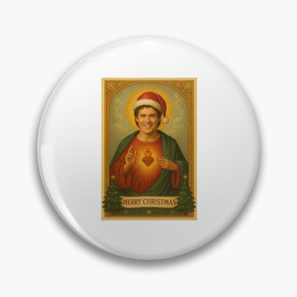 Item preview, David hasselhoff christmas celebrity birthday funny meme holy prank weird designed and sold by CheeseBlueprint.