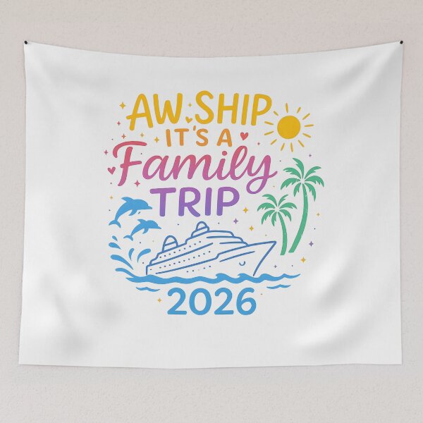 Item preview, Aw Ship It's A Family Trip 2026 Family Matching Cruise Trip designed and sold by hemagamo.
